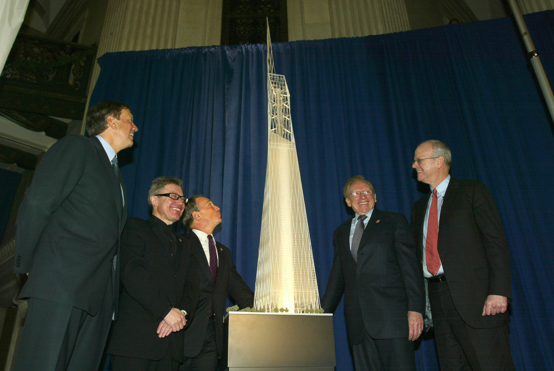 The Freedom Tower to rise on the World Trade Center site