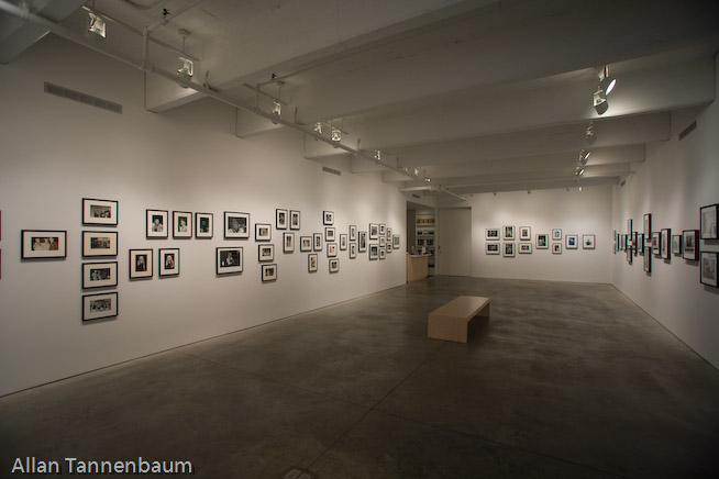 Installation views of John & Yoko & New York in the 70s photographs by Allan Tannenbaum