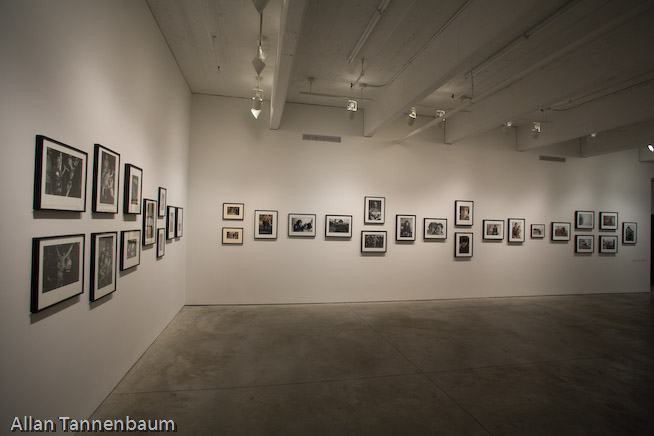 Installation views of John & Yoko & New York in the 70s photographs by Allan Tannenbaum