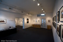 Installation of "John & Yoko: A New York Love Story" exhibition by Allan Tannenbaum at the Govinda Gallery in Washington, D.C.///